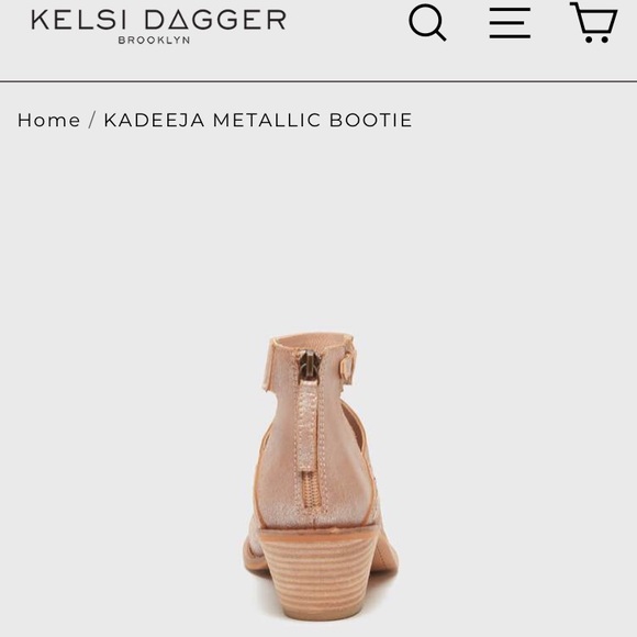 Keli Dagger Metallic Bootie - Picture 2 of 6